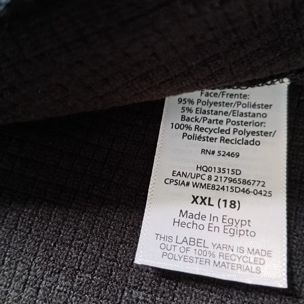 NWT Ozark Trail Softshell Jacket Boy's Size 2XL XXL (18) Black Pockets